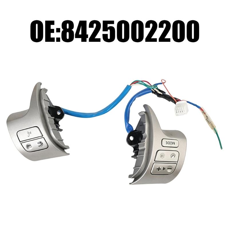 For 2007-2014 E140 E150 Steering Wheel Media Button Assembly, Left Right Key Set with Wiring Lead for Daily Driving Function Repair Use