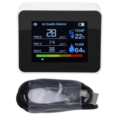 Air Quality Monitor 8 In 1 Real Time Color Screen Space Saving Widely Used CO2 Detector for TVOC