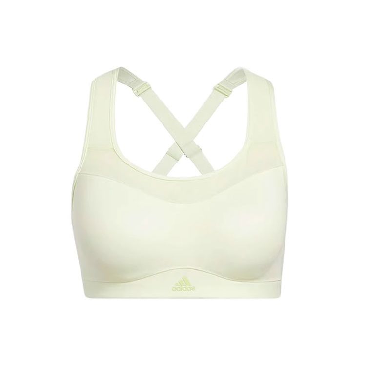 

Adidas Спортивный бюстгальтер для кросс-тренинга с цветовыми блоками, высокая интенсивность, женское нижнее белье, лаймово-зеленый HC5401 AXSB
