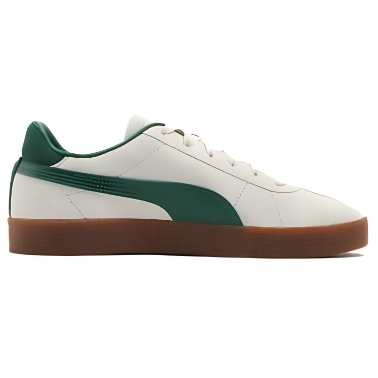 Puma Pantofi sport unisex Club Confortabil Versatil cu vârf jos Pantofi sport Alb Verde 401514-05