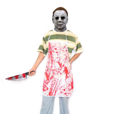 Halloween Makeup Props Blood Apron Halloween Spoof Bag Blood Apron Blood Handprint Butcher Apron