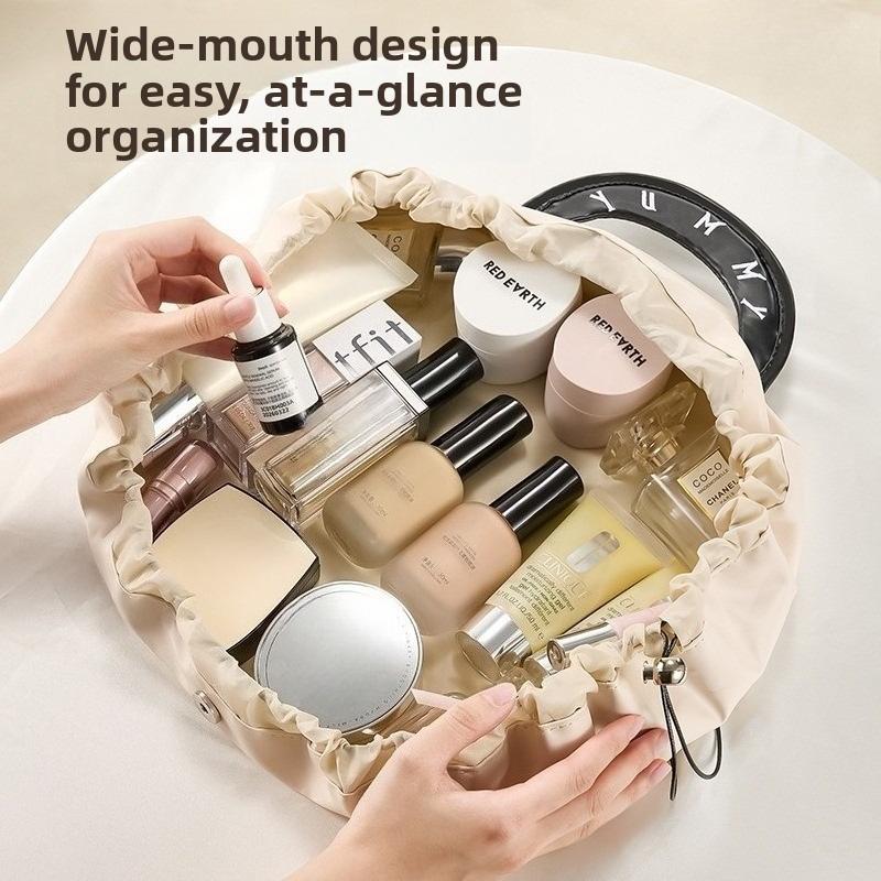 1/2pcs Travel Makeup Bag with Drawstring Closure Toiletry Storage Box Portable Makeup Bag Suitable for Daily Outings