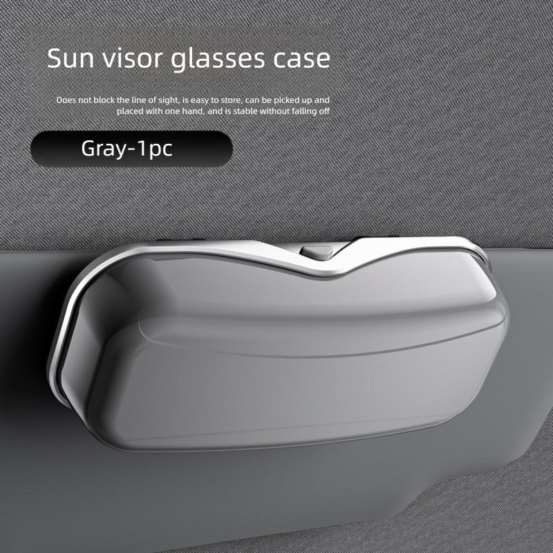 Car Sun Visor Eyeglasses Case & Card Holder