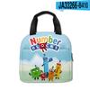 Digitale Bausteine Numberblocks Brotdose Grundschüler Tragbare Kühltasche Kinder-Essensbeutel mit Essensbeutel