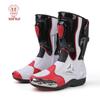 Unisex High-Top Off-Road Motorcycle Riding Boots with Rotary Buckle