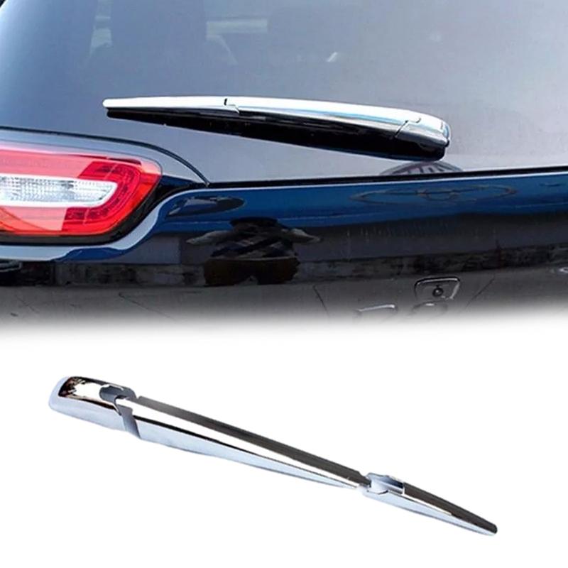 3pcs Chrome Rear Window Wiper Arm Blade Cover Trims decorative frame For Dodge Durango Jeep Grand Cherokee 2011-