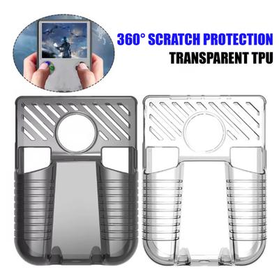 Game Console Case for ANBERNIC RG406V Lightweight Clear TPU Handheld Video Game Machine Protective Cover Skin Shell Game Accessories