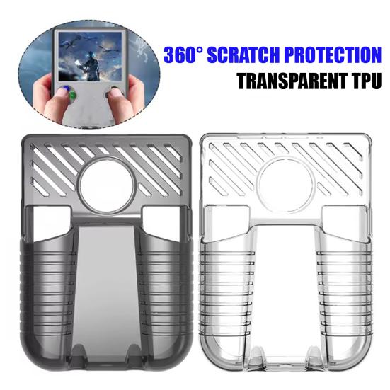 Game Console Case for ANBERNIC RG406V Lightweight Clear TPU Handheld Video Game Machine Protective Cover Skin Shell Game Accessories