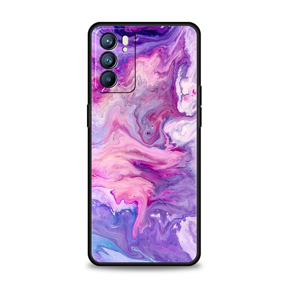 Vintage Marble Phone Case For Oppo Reno 13 12 11 10 7 F Find X5 X6 A98 A80 A79 A78 A57 A54 A31 A17 Pro 5G Soft TPU Cover Fundas