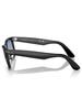 Ray-Ban Wayfarer RB2140F 901/3F 52 Black Frame Clear Gradient Blue Lens
