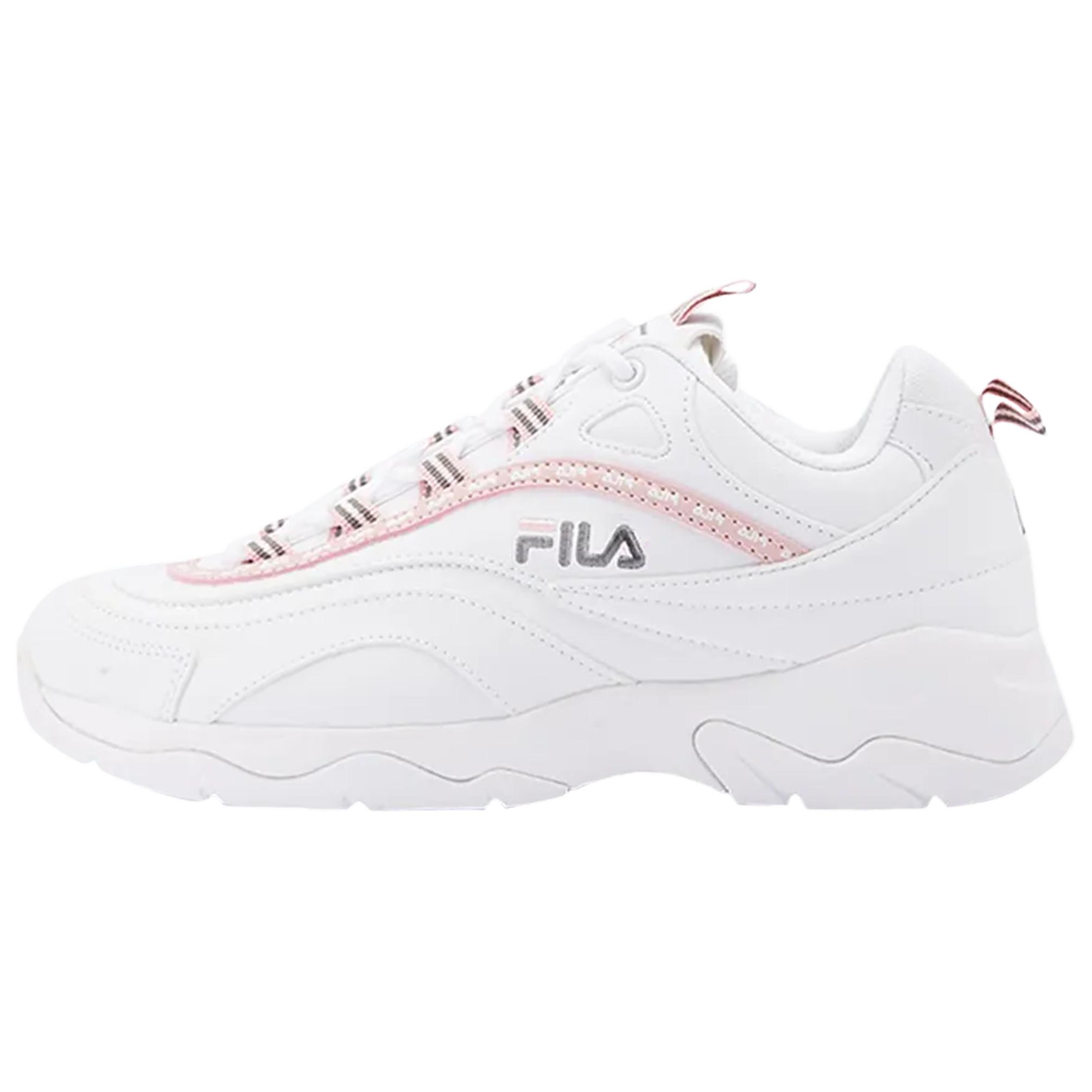FILA Women s Ray Repeat  White Pink  Women s 5RM00816-111 38.5