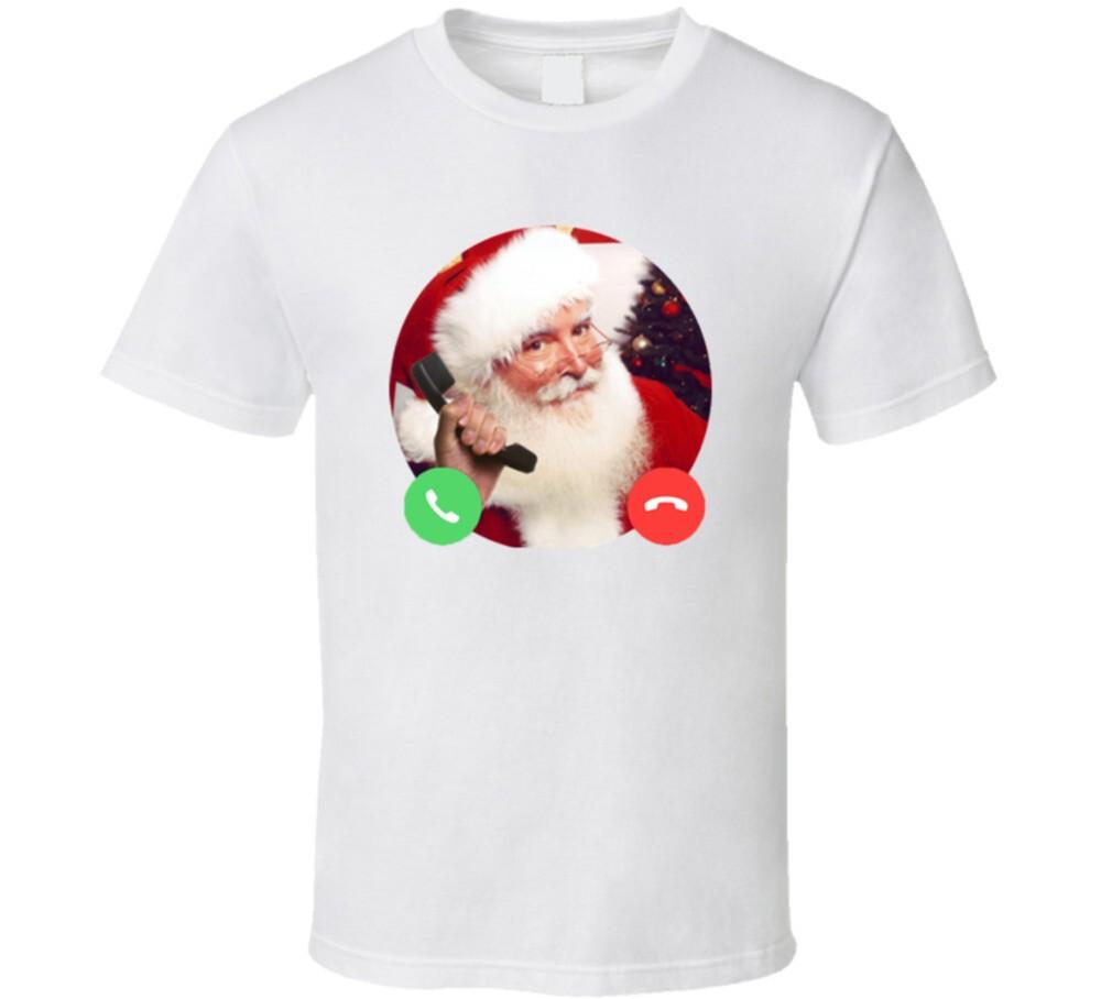 

Santas Calling On The Ipjone T Shirt XL