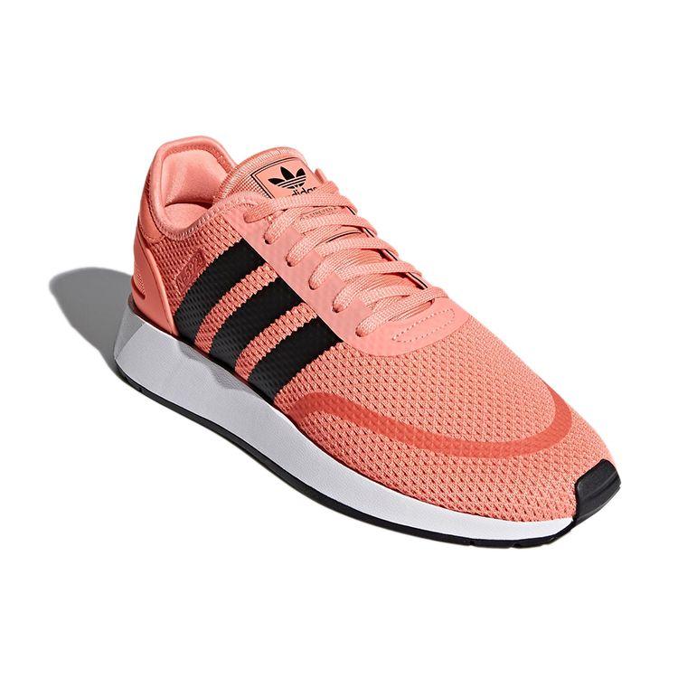 Adidas Originals N-5923 Colorful Versatile Mesh Breathable Low-Top Marathon Running Shoes Unisex Sneakers Coral-Pink CQ2335
