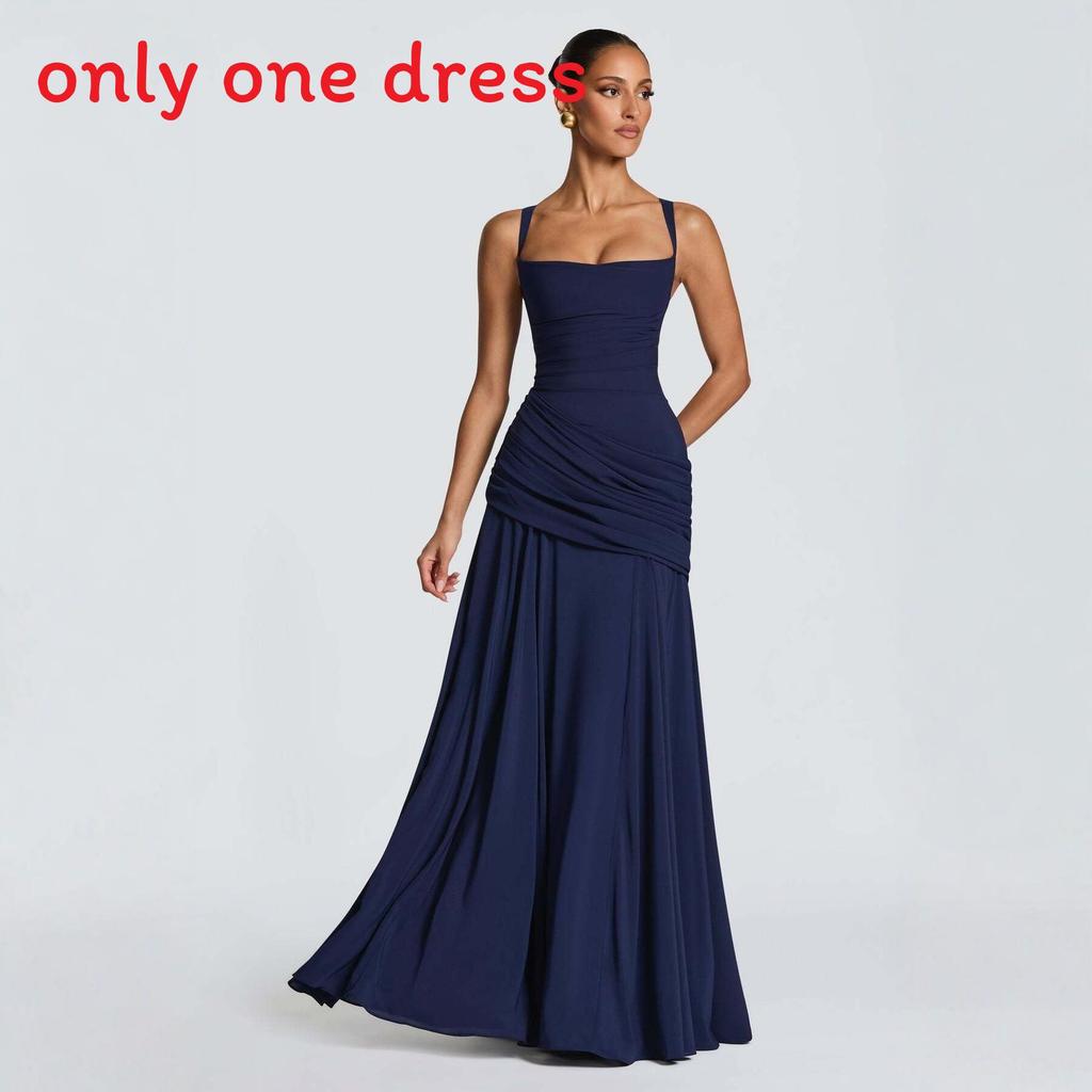 Elegant Summer Sleeveless Dress With High Waist For Casual And Party Wear