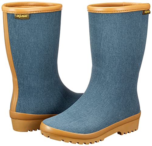 Fukuyama Rubber Rain Shoes, My Rose, Blue