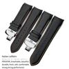 Curved End 22mm 23mm 24mm Genuine Leather Watchband for Tissot T035 T 035617   627 Cowhide Watch Strap Butterfly Clasp Men Tools