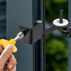 Window Limiter Safety Lock Fixed Window Limiter Latches Position Stopper Home Security Door Windows Sash Lock Enduring