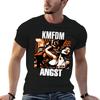 Kmfdm Angst Tshirt Breathable Gym Short Sleeve Tshirt
