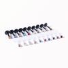 Acrylic Body Piercing Jewelry Set Lip Nose Ear Tongue Rings Clear Studs Women Unisex