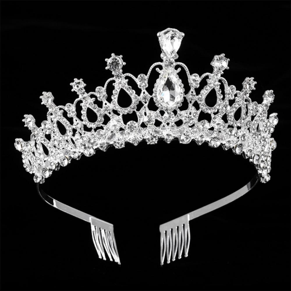 

Performance Crown Tiara Birthday Gift for Women Princess Hair Accessories Wedding Dress Accessories Baroque Adult Ceremony