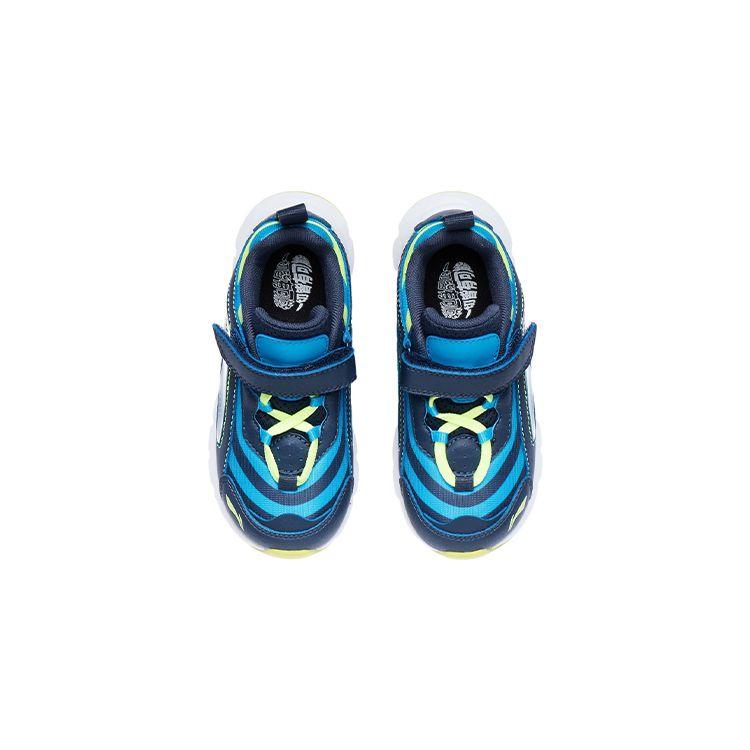 Li Ning Kids Aurora Skywalker Comfortable Sports Non-Slip Shock Absorbing Wear-Resistant Breathable Casual Shoes Kids Casual Shoes Blue YKNR056-23