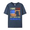 I Have PTSD Pretty Tired of Stupid Democrats Tee 2024 Christian Tshirt Men Camisetas De Hombre T Shirt