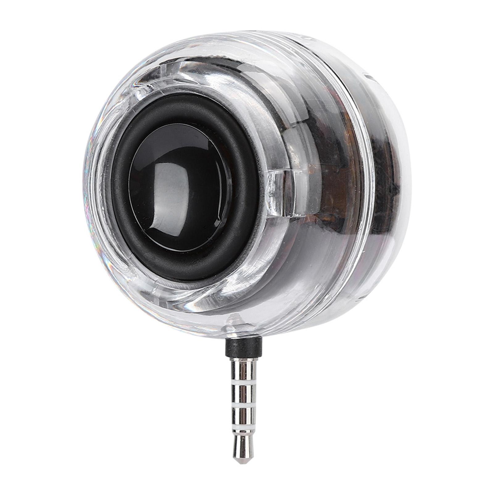 

Portable Speaker with 3.5mm Plug Handsfree Speakers Audio Music Player for Phone Computer Use