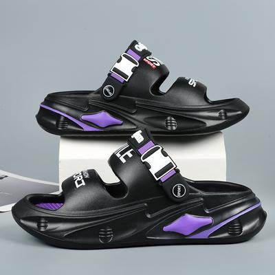 Men's Sandals Outdoor Slippers Beach Comfortable Slides Thick Soft Clogs Water Shoes Men Casual Shoes Men Women Beach Sandals