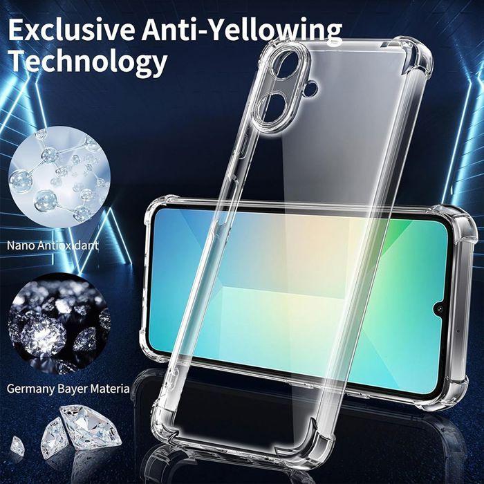 Coque de Protection - BOOLING - pour Samsung Galaxy A07 - Silicone Transparent - Coins Renforcés - 2 Verres Trempés