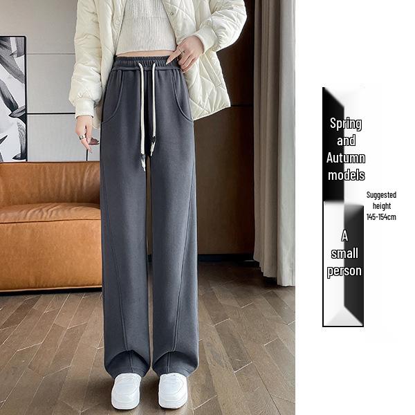 

Women’s Plus Velvet Warm Wide Leg Pants and Hoodie Set, Spring 2026 Collection. S