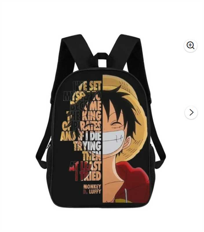 School Season Digital Printing Backpack Student Bag Large Capacity Children'S Messenger Bag Lunch Bag