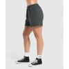 Gymshark Strength Department Graphic Shorts Asphalt Grey B2b8k Gcbz