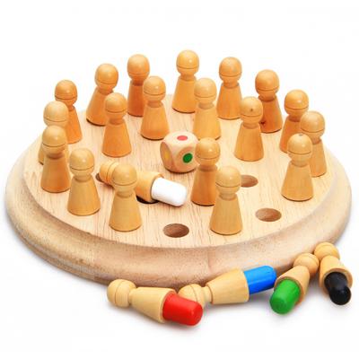 Kids Wooden Memory Match Stick Chess Fun Color Game Board Puzzles Educational Toy Cognitive Ability Toys for Children