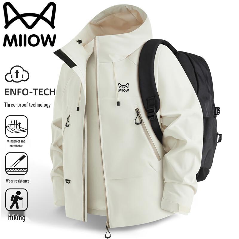 

Mao Ren Men s Casual Hooded Jacket M