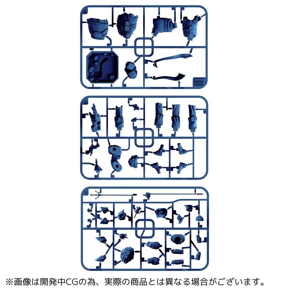 Kaiyodo Art Plast Four Heavenly Kings Tamonten Statue AP009 Unpainted Unassembled Plastic Model Kit 160mm Non-scale