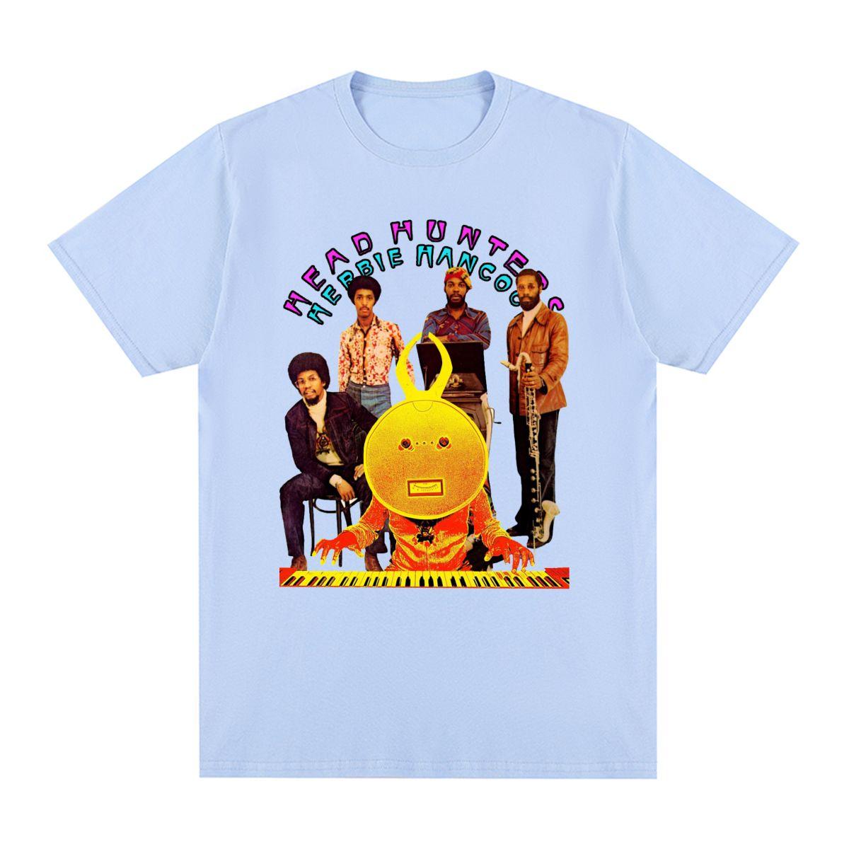 

Herbie Hancock Vintage T-shirt Miles Davis Blue Modal Jazz Funk Cotton Men T shirt New Tee Tshirt Womens Tops 4XL