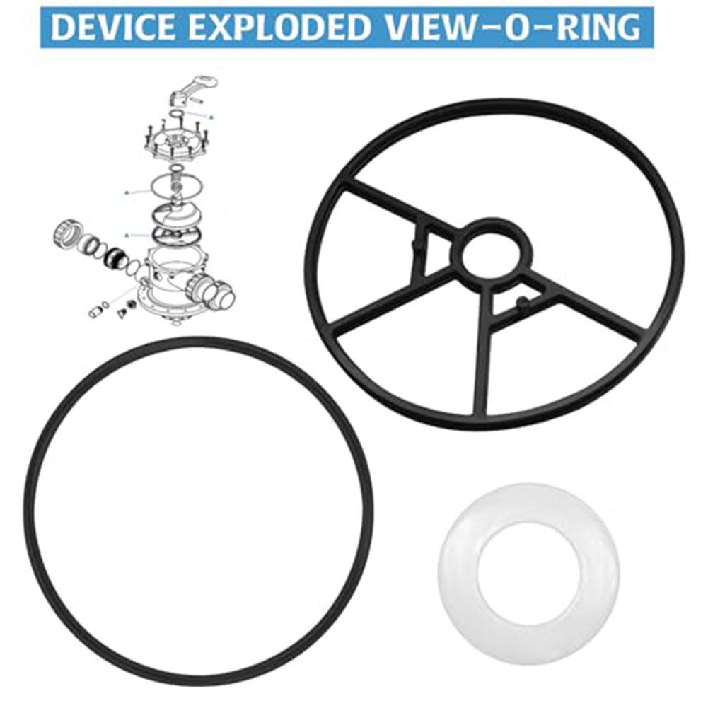 1-1 2 Size O-Ring Valve Gasket Installation Kit Valve Pool Maintenance Essential Pool Component Maximizes Filter Efficiency
