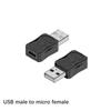 Adaptateur USB vers Micro USB Mini USB Convertisseur Bidirectionnel Supporte Charge Synchronisation de Données 480 Mbps Connecteur Adaptateur Bidirectionnel F19E