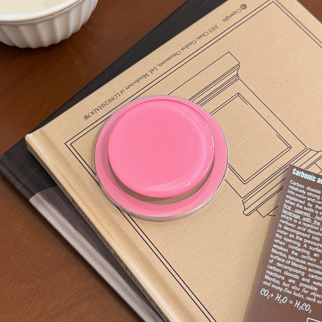 Ins Style Solid Color Simple Magnetic MagSafe Mobile Phone Holder Small Fresh Candy Color Retractable High-end Sense