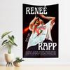 Music Albums Renee Singer RRapp Tapestry Room Decor Wall Cloth Party Hanging Background Room Decor Baby Room