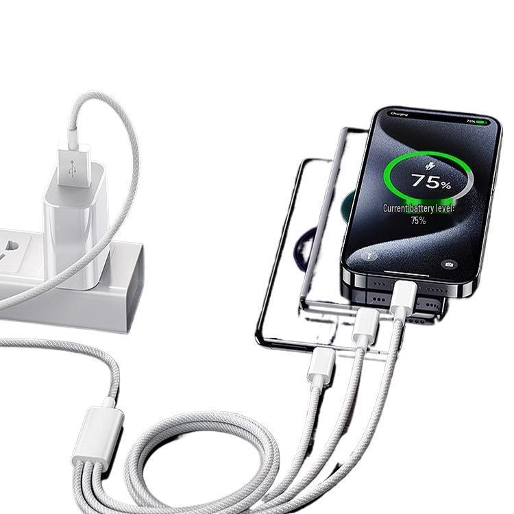 3-in-1 Type-C Multi-Function Data Cable Set for Android and Huawei