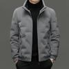 Thin White Duck Down Down Jacket for Young and Middle-aged Men Casual Short Style Winter New Fashion Men's Stand Collar Warm Jacket