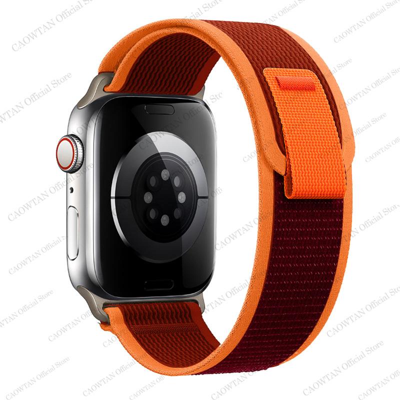 Nylonband für Apple Watch Band 49 mm 44 mm 40 mm 45 mm 41 mm 42 mm 44 45 49 mm Correa Armband iWatch Ultra Serie 7 6 5 3 SE 8 Armband
