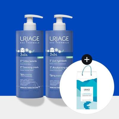 Baby Gift Special (Bebe Premier Les Lotion 500ml + Bebe Creme Lavant Cleanser 500ml)