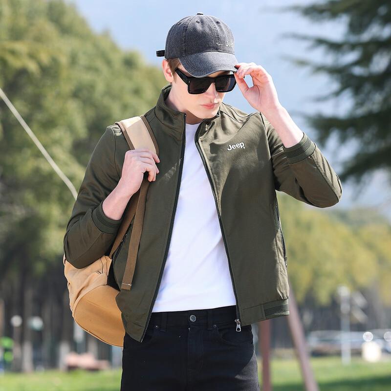 

Jeep Мужская повседневная куртка с эффектом стирки XL