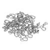 30pcs High Strength Fishing Snap Swivels Ball Bearing Swivels Stainless Fishing Swivels with Oval Split Ring For