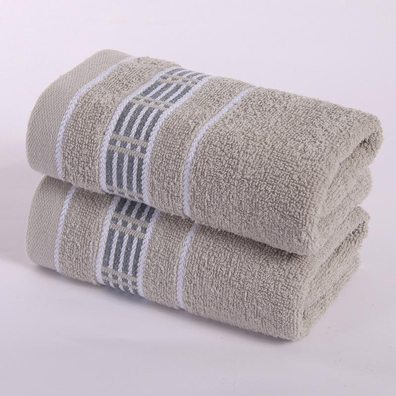 Embroidery Soft Absorbent Face Towel: Thickened Pure Cotton with Polyester Blend