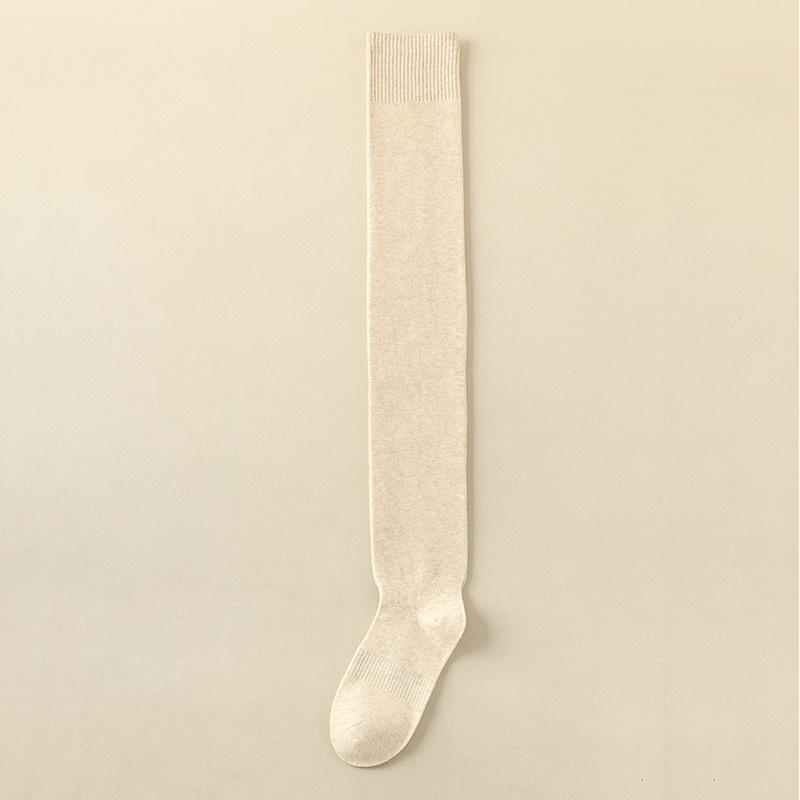 Knee-high Socks, Women's Thigh-high Socks, Black Thigh Socks, Women's Cotton Socks, Spring and Autumn Knee-high Thigh-high Socks