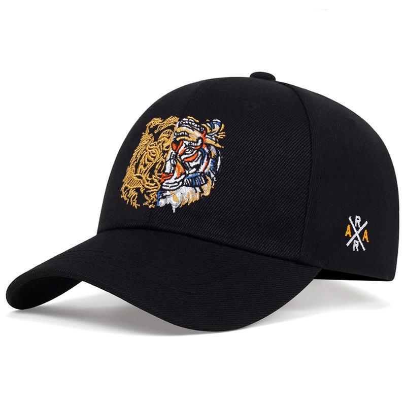 High Quality Baseball Cap Snapback Hat Tiger Embroidered Knight Adjustable Casual Sun Protection Spring Outdoor Gorras Hombre