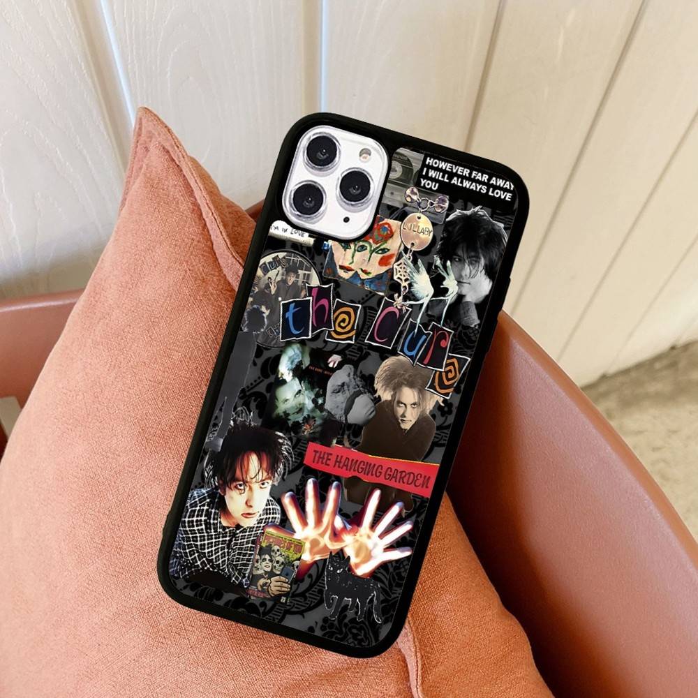Rock Band THE C-CURE Music Phone Case Wireless Charging PC+TPU For IPhone 11 12 13 14 15 16 17 Pro Max Plus Case